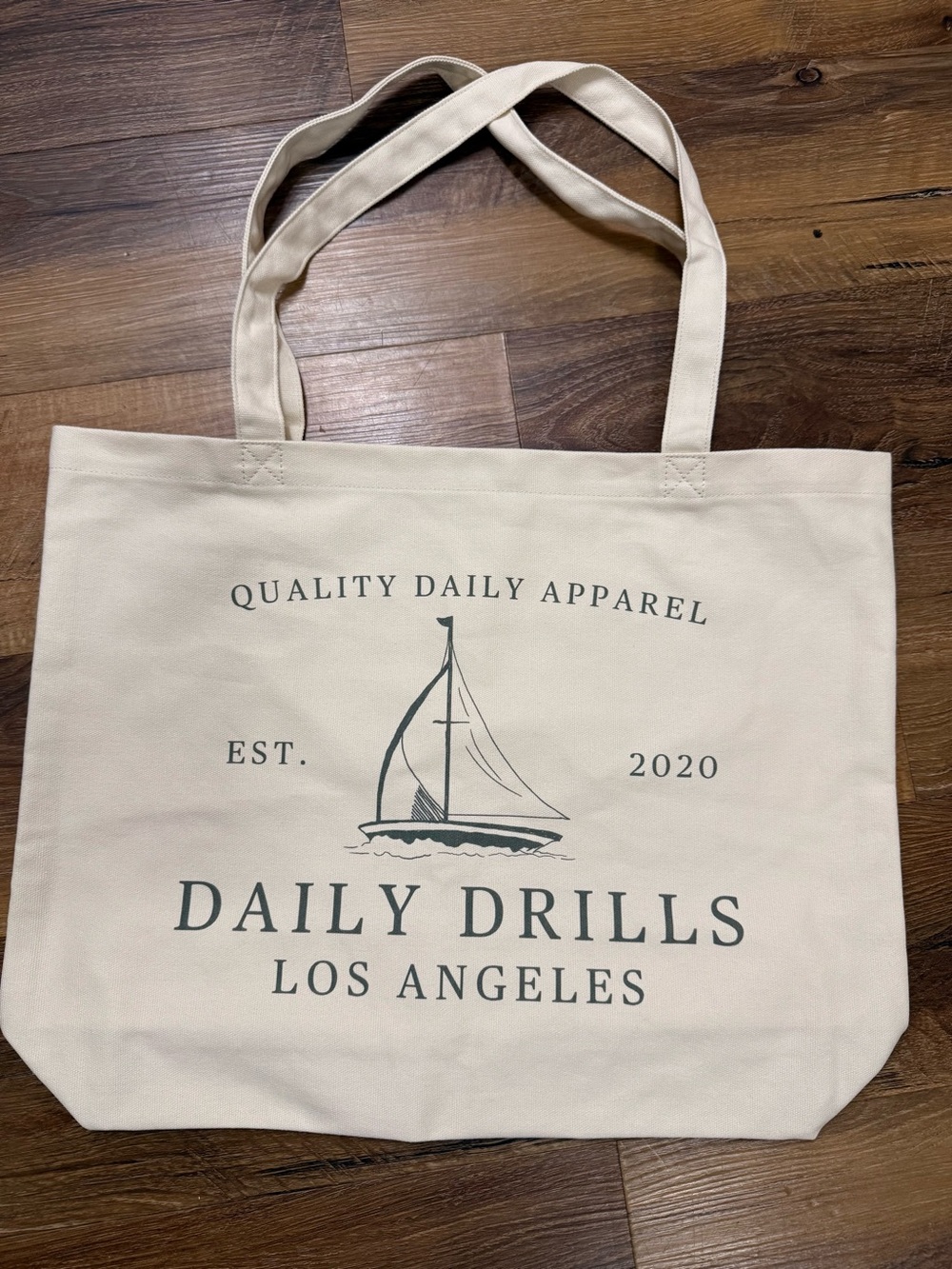 Daily Drills Sailboat Tote